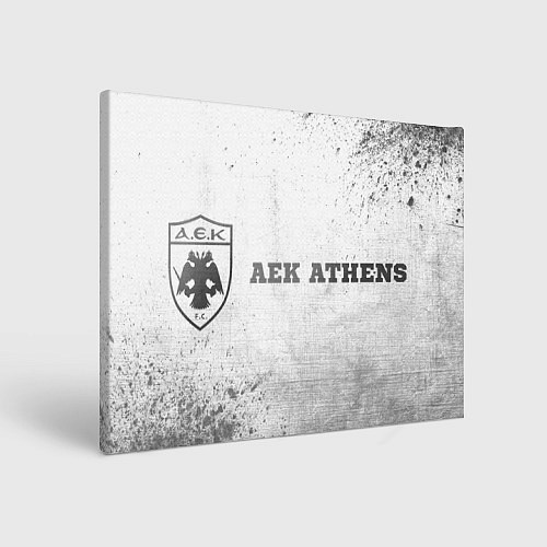 Картина прямоугольная AEK Athens - white gradient по-горизонтали / 3D-принт – фото 1