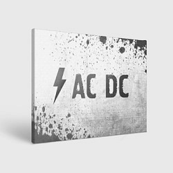 Картина прямоугольная AC DC - white gradient по-горизонтали