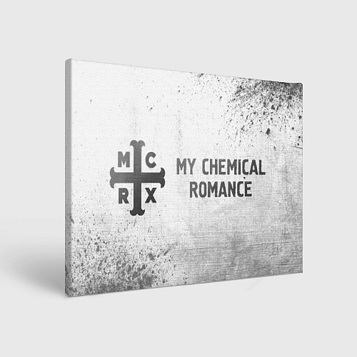Картина прямоугольная My Chemical Romance - white gradient по-горизонтал / 3D-принт – фото 1