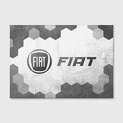 Холст прямоугольный Fiat - white gradient по-горизонтали, цвет: 3D-принт — фото 2