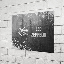Холст прямоугольный Led Zeppelin - grey gradient по-горизонтали, цвет: 3D-принт — фото 2