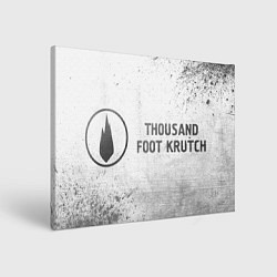 Холст прямоугольный Thousand Foot Krutch - white gradient по-горизонта, цвет: 3D-принт