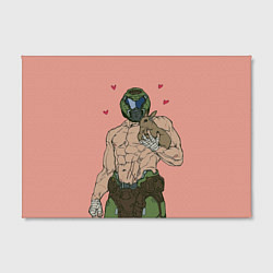 Холст прямоугольный Палач рока с кроликом, цвет: 3D-принт — фото 2