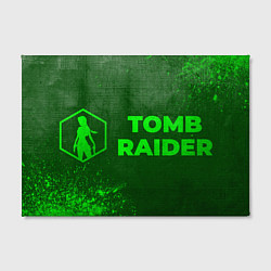 Холст прямоугольный Tomb Raider - green gradient по-горизонтали, цвет: 3D-принт — фото 2