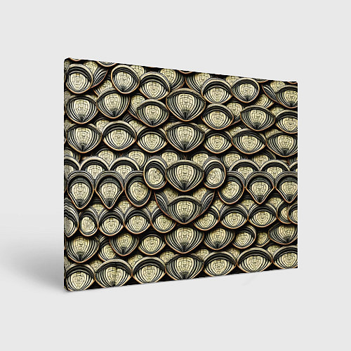 Картина прямоугольная Объемный египетский паттерн / 3D-принт – фото 1