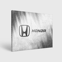 Холст прямоугольный Honda - white gradient по-горизонтали, цвет: 3D-принт