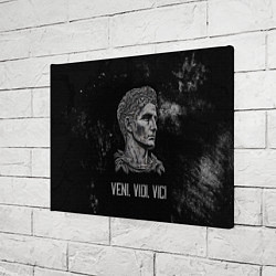 Холст прямоугольный Пришел увидел победил цезарь, цвет: 3D-принт — фото 2