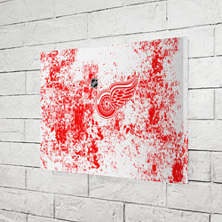 Холст прямоугольный Detroit Red Wings NHL white, цвет: 3D-принт — фото 2