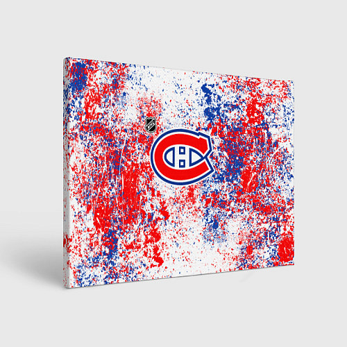 Картина прямоугольная Montreal Canadiens NHL white / 3D-принт – фото 1