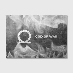 Холст прямоугольный God of War - grey gradient по-горизонтали, цвет: 3D-принт — фото 2