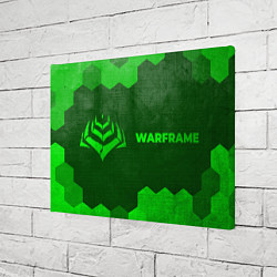 Холст прямоугольный Warframe - green gradient по-горизонтали, цвет: 3D-принт — фото 2