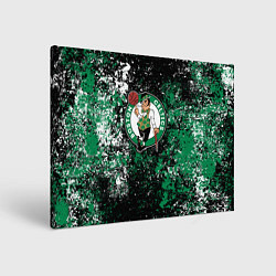 Холст прямоугольный Boston Celtics basketball, цвет: 3D-принт