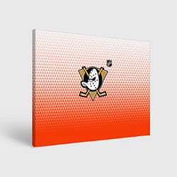 Картина прямоугольная Анахайм Дакс - оранжевая геометрия