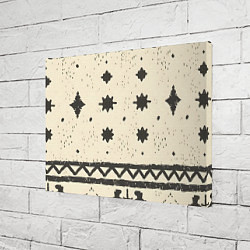 Холст прямоугольный Африканские примитивные узоры, цвет: 3D-принт — фото 2