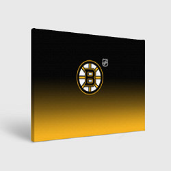 Картина прямоугольная Бостон Брюинз - градиент