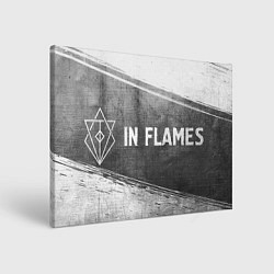 Картина прямоугольная In Flames - grey gradient по-горизонтали