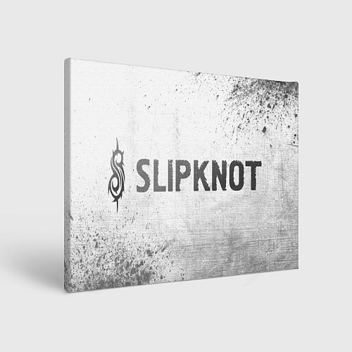 Картина прямоугольная Slipknot - white gradient по-горизонтали / 3D-принт – фото 1