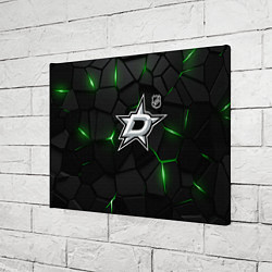 Холст прямоугольный Даллас Старз плиты с подсветкой, цвет: 3D-принт — фото 2