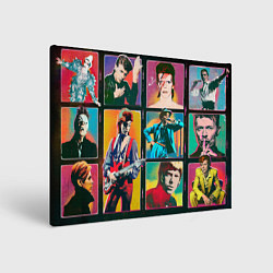 Картина прямоугольная David Bowie vintage collage