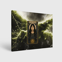 Картина прямоугольная Карта с Билли Айлиш