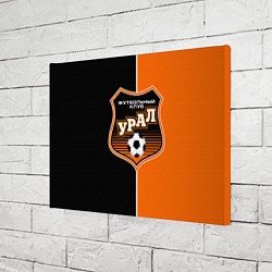 Холст прямоугольный ФК Урал - оранжево черные, цвет: 3D-принт — фото 2