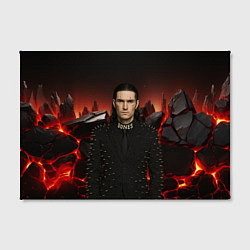 Холст прямоугольный Bones в пиджаке с шыпами, цвет: 3D-принт — фото 2