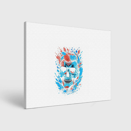 Картина прямоугольная Крутой череп / 3D-принт – фото 1