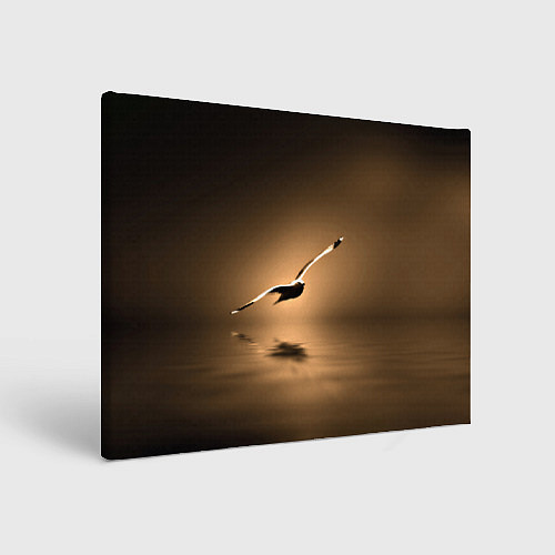 Картина прямоугольная Летящая птица / 3D-принт – фото 1