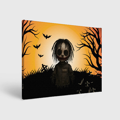 Картина прямоугольная Bones кукла Вуду / 3D-принт – фото 1