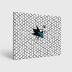 Картина прямоугольная Сан Хосе Шаркс - белые плиты