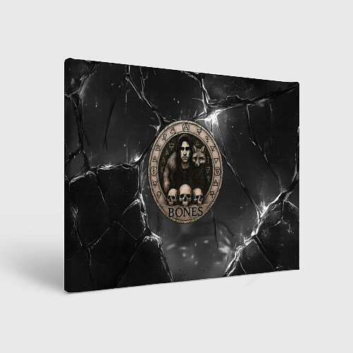 Картина прямоугольная Bones с лисой - готика / 3D-принт – фото 1