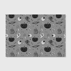 Холст прямоугольный Halloween grey, цвет: 3D-принт — фото 2