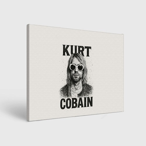 Картина прямоугольная Kurt Cobain - grunge-art / 3D-принт – фото 1