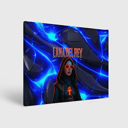 Картина прямоугольная Lana Del Rey киберпанк