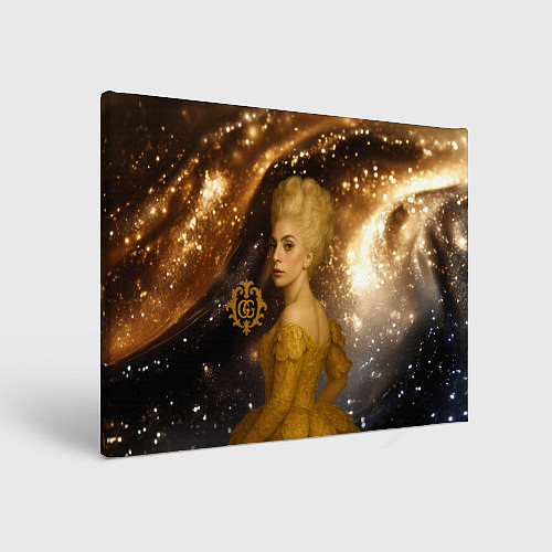 Картина прямоугольная Леди Гага ретро стиль / 3D-принт – фото 1