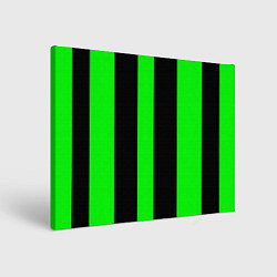 Картина прямоугольная Color green black lines