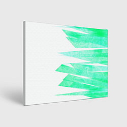 Картина прямоугольная Color white light blue strip