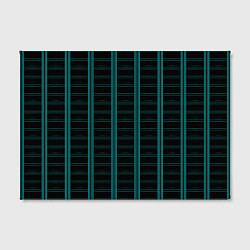 Холст прямоугольный Color blue dark stripe, цвет: 3D-принт — фото 2