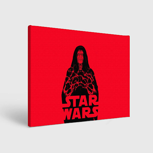 Картина прямоугольная Star wars - Darth Sidious / 3D-принт – фото 1