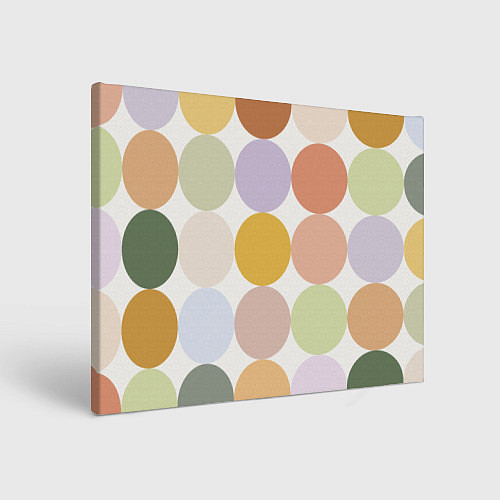 Картина прямоугольная Цветочный горошек / 3D-принт – фото 1