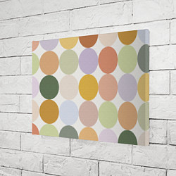 Холст прямоугольный Цветочный горошек, цвет: 3D-принт — фото 2