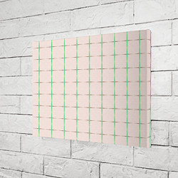 Холст прямоугольный Color white stripes, цвет: 3D-принт — фото 2