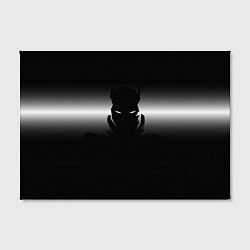 Холст прямоугольный Силуэт Бэтмена - градиент, цвет: 3D-принт — фото 2