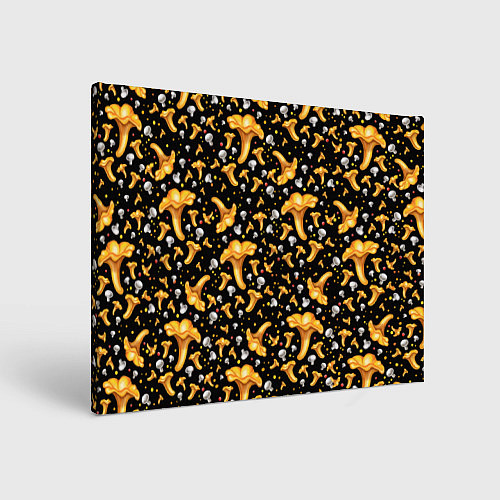 Картина прямоугольная Грибной дождик / 3D-принт – фото 1