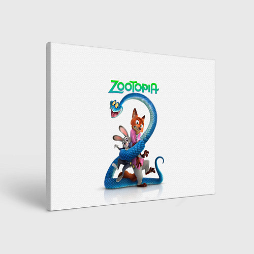Картина прямоугольная Главные герои Зверополис 2 / 3D-принт – фото 1