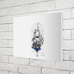 Холст прямоугольный Корабль - иллюстрация, цвет: 3D-принт — фото 2