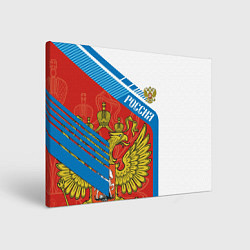 Холст прямоугольный Герб России, цвет: 3D-принт