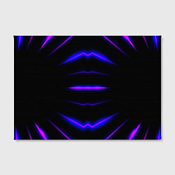 Холст прямоугольный Color black neon, цвет: 3D-принт — фото 2