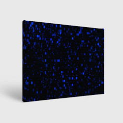 Холст прямоугольный Color blue khaki, цвет: 3D-принт