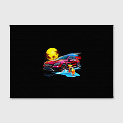 Холст прямоугольный Mercedes amg, цвет: 3D-принт — фото 2